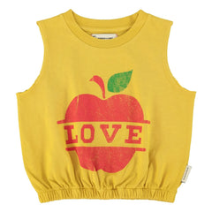 Piupiuchick - Love Elastic Top | Mustard