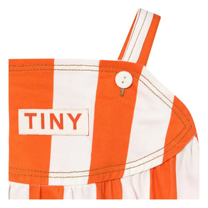 Tinycottons - Striped Twill Jumpsuit | Red