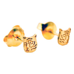 Adorabili - Tiger Earrings | Gold