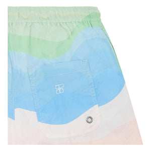 Hundred Pieces - Wave Swim Shorts | Green