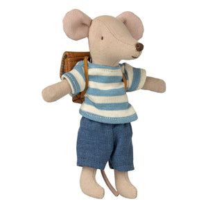 Maileg - Big Brother Mouse Tricycle | Brown