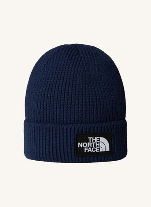 The North Face - TNF Logo Box Cuffed Beanie | Navy Blue