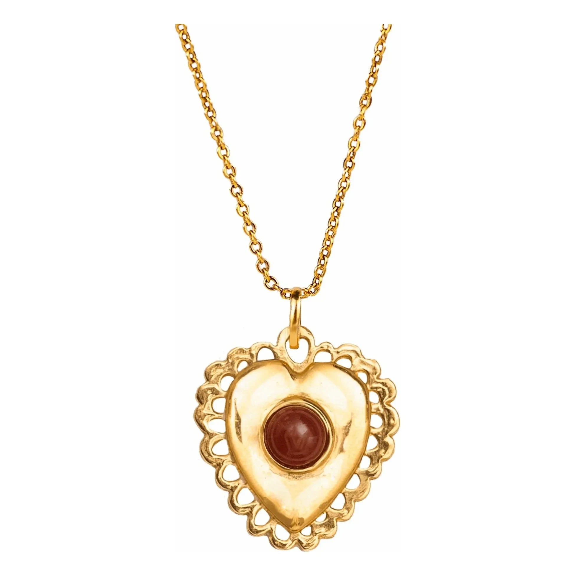 Alhaja - Corazon kolye | Altın
