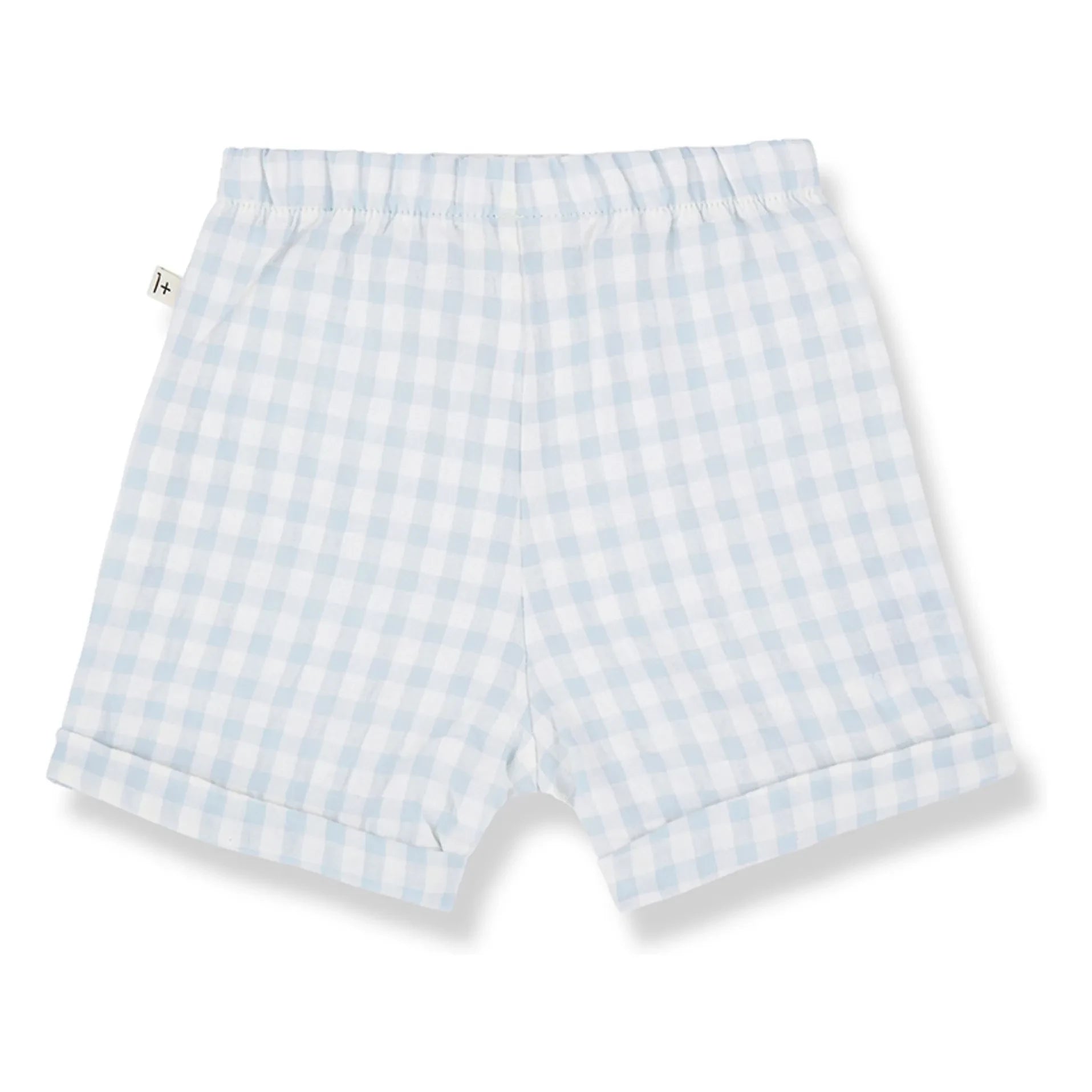 1+ in the family - Bermuda Tinos Vichy Seersucker | Light Blue