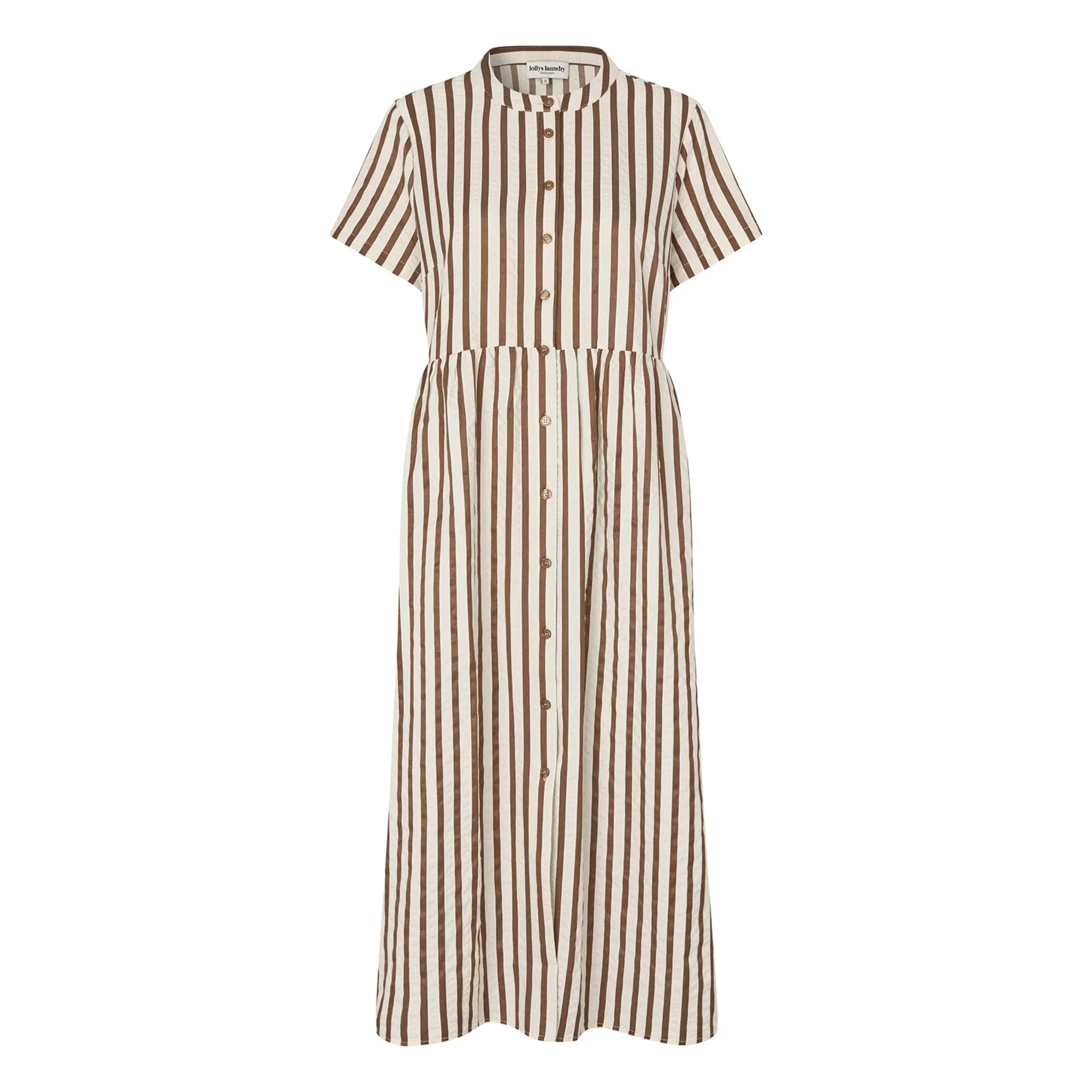 Lollys Laundry - Aliya Cotton Dress | Mocha