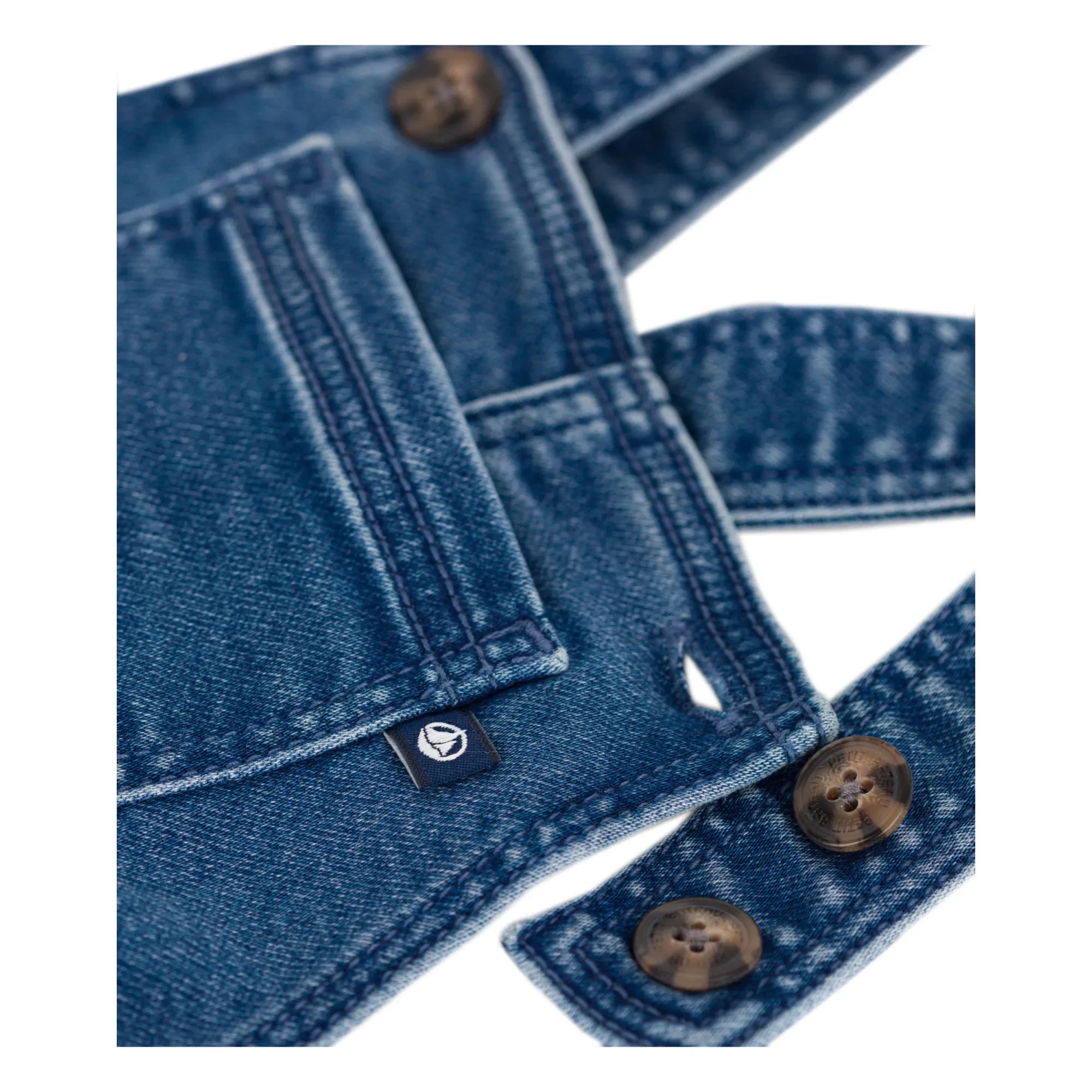 Petit Bateau - Denim Overalls | Blue