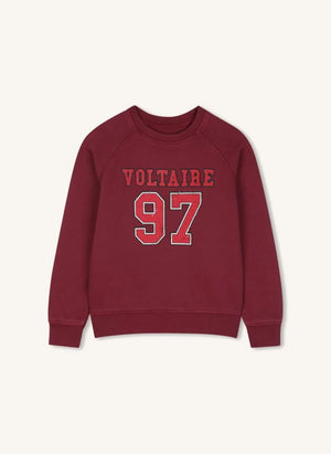 Zadig & Voltaire - Voltaire Sweat 97 Organic cotton | Burgundy