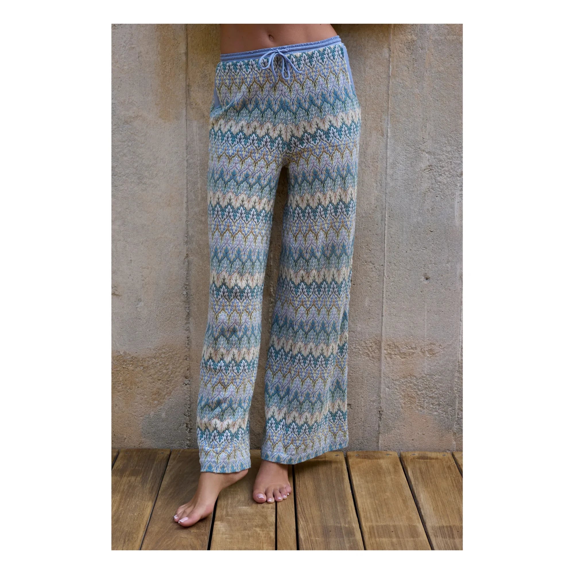 Baie Brune - Maud Knit Pants | Blue
