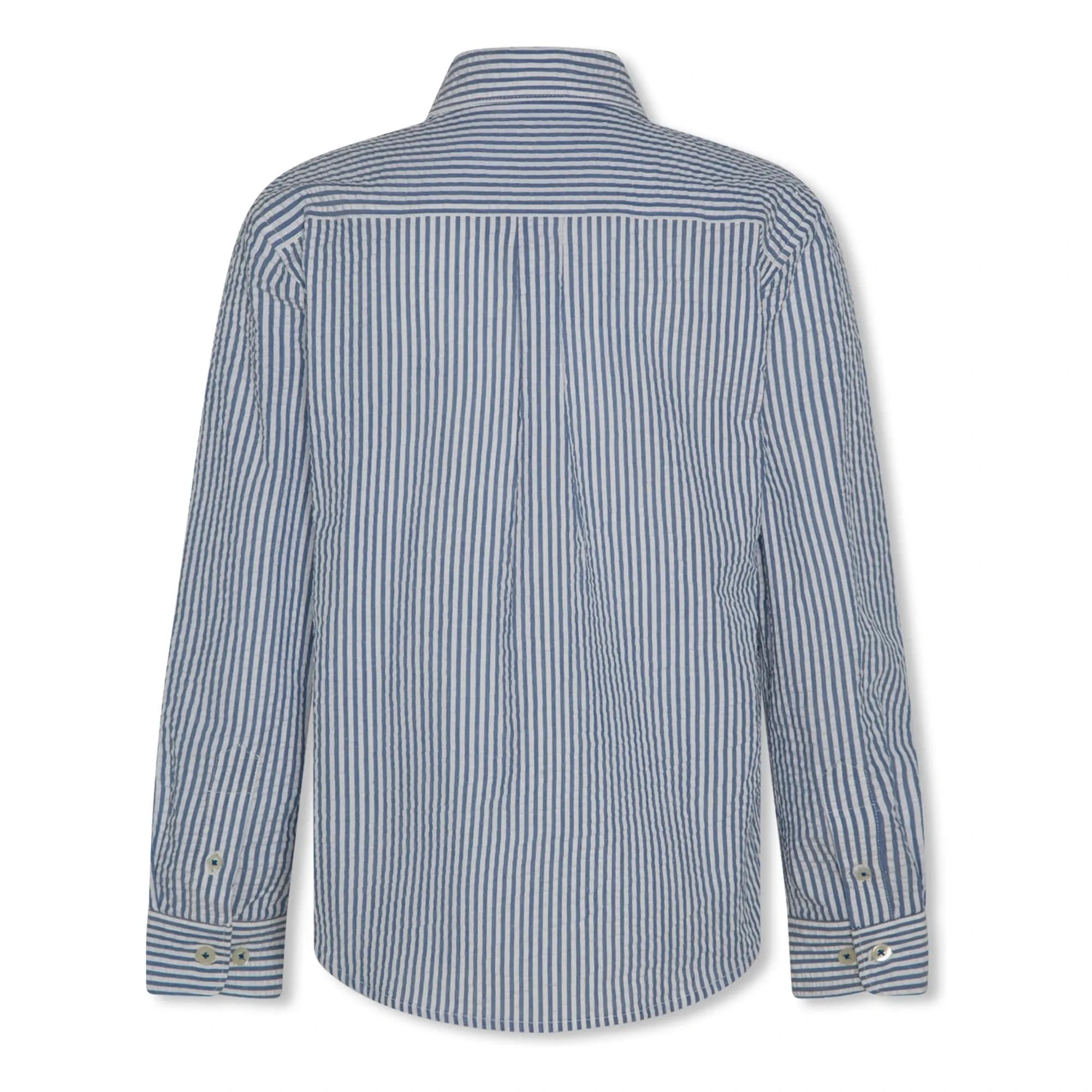 AO76 - Alan Lobster Striped Shirt | Blue