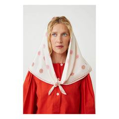 Moismont - Pearl Scarf N°820 Cotton | White