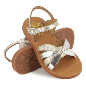 Pom d'Api - Plagette Slip-On Sandal | Silver