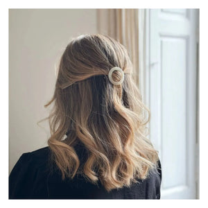 Bachca - Round Mother-of-Pearl Hair Clip