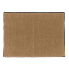 Haomy - Borgo Laminated Linen American Tablecloth | Tobacco