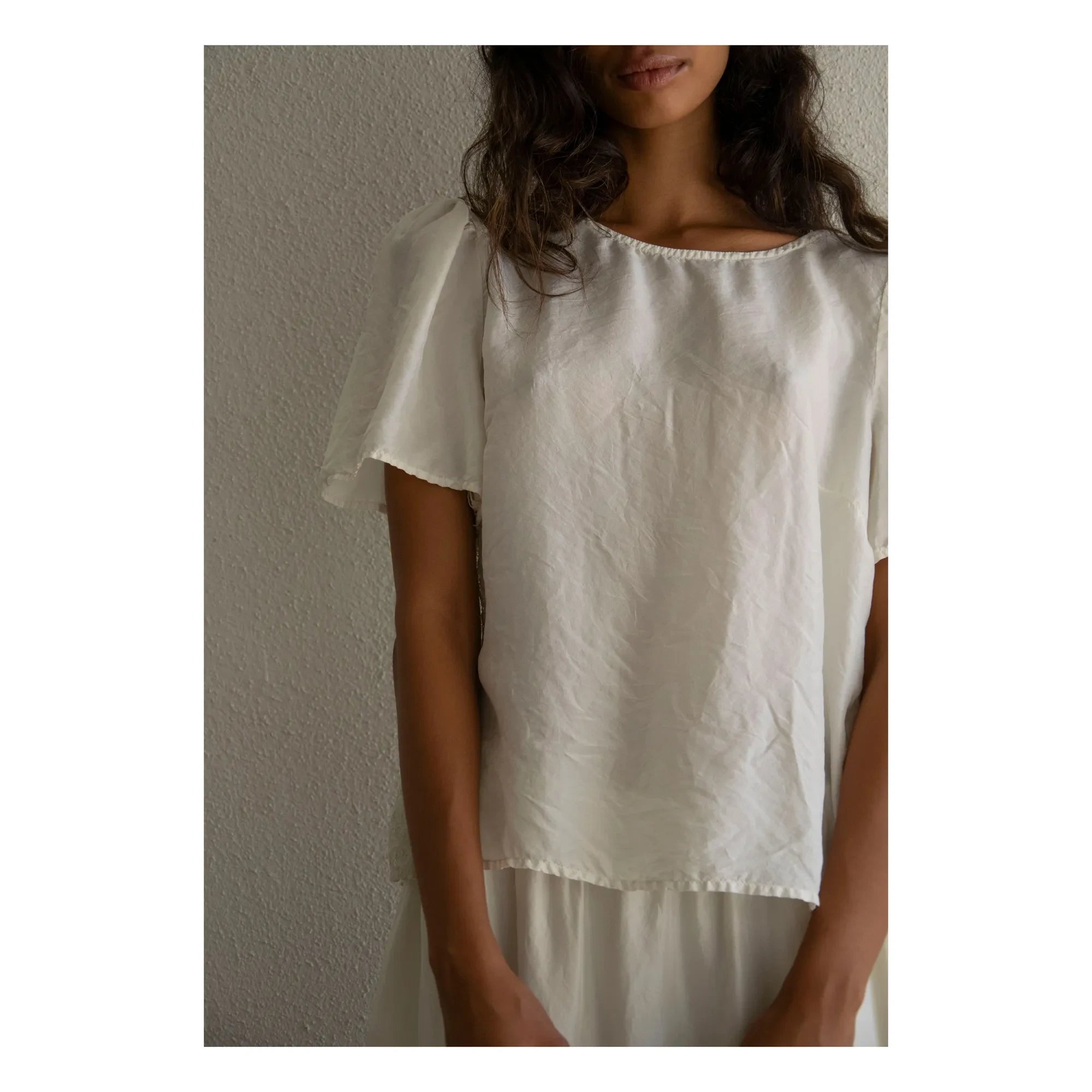 THEAVANT - Top La Fille Lace | White