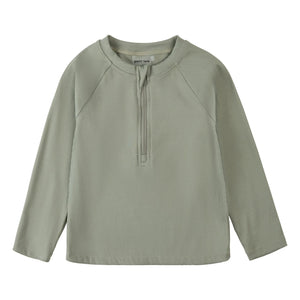 Petit Lem - Textured UV protection T-shirt Recycled fibre | Khaki