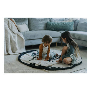 Play and Go - Noomad Toy Bag / Mat - World Map | White