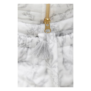 Tartine et Chocolat - Toile de Jouy Baby Diaper Bag | Gray