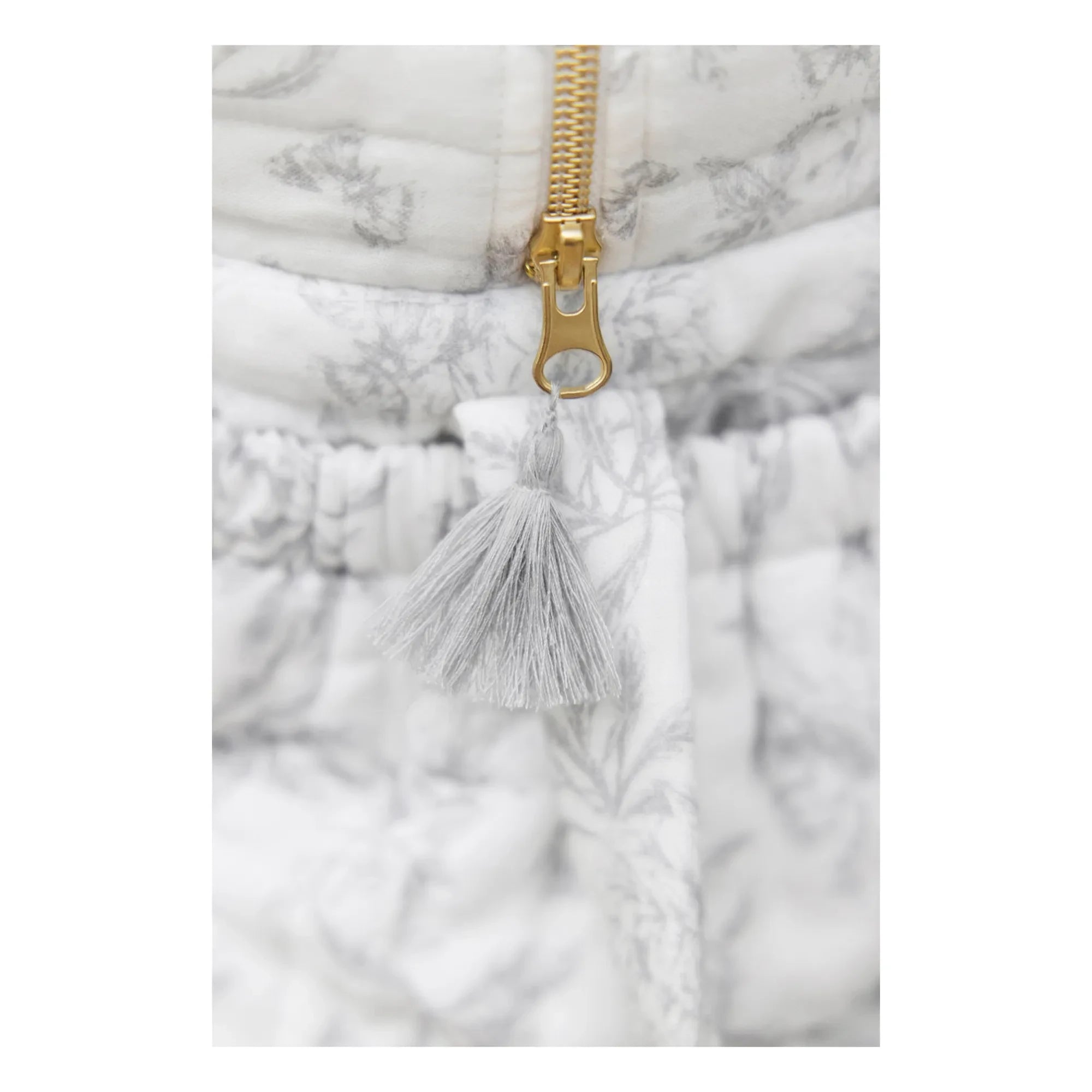 Tartine et Chocolat - Toile de Jouy Baby Diaper Bag | Gray
