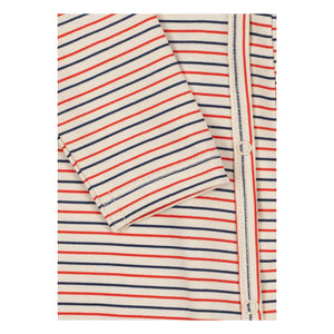 Konges Sløjd - Organic cotton striped jumpsuit | Red