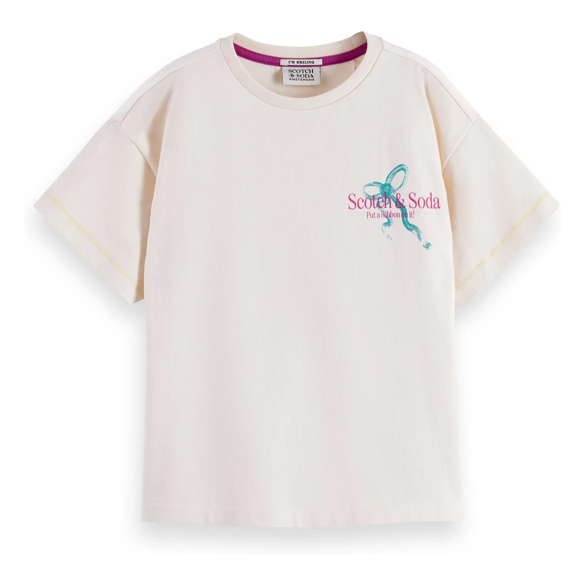 Scotch & Soda - Scotch & Soda Artwork T-Shirt | Cream