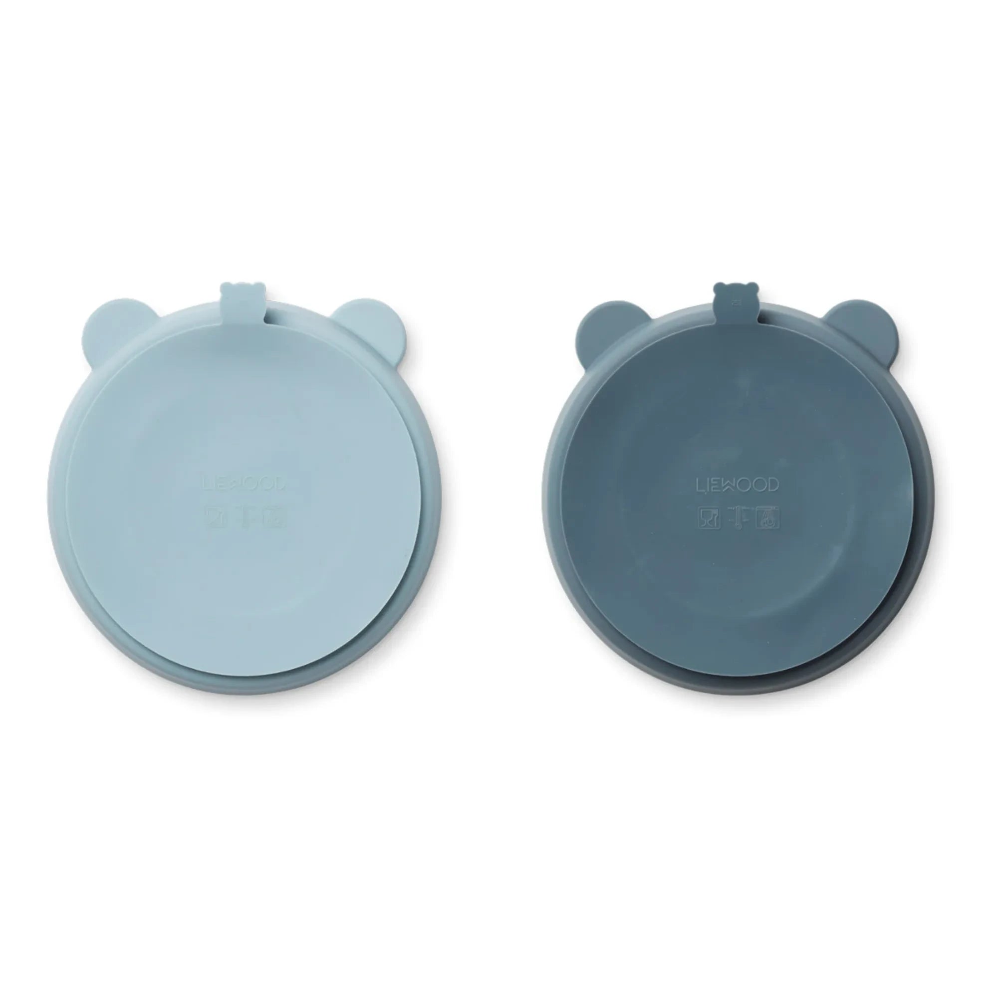 Liewood - Stacy Non-Slip Plates - 2-piece Set | Blue