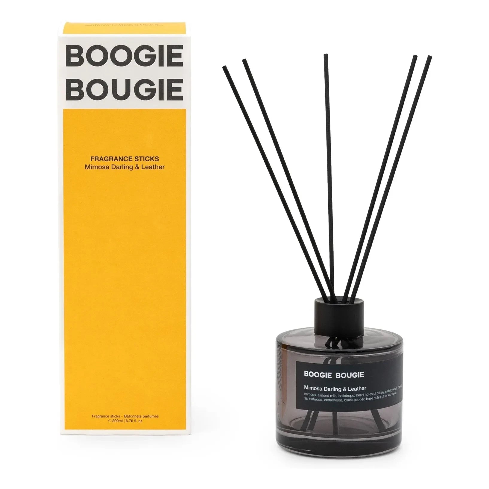 Boogie Bougie - Mimosa Darling & Leather Diffuser