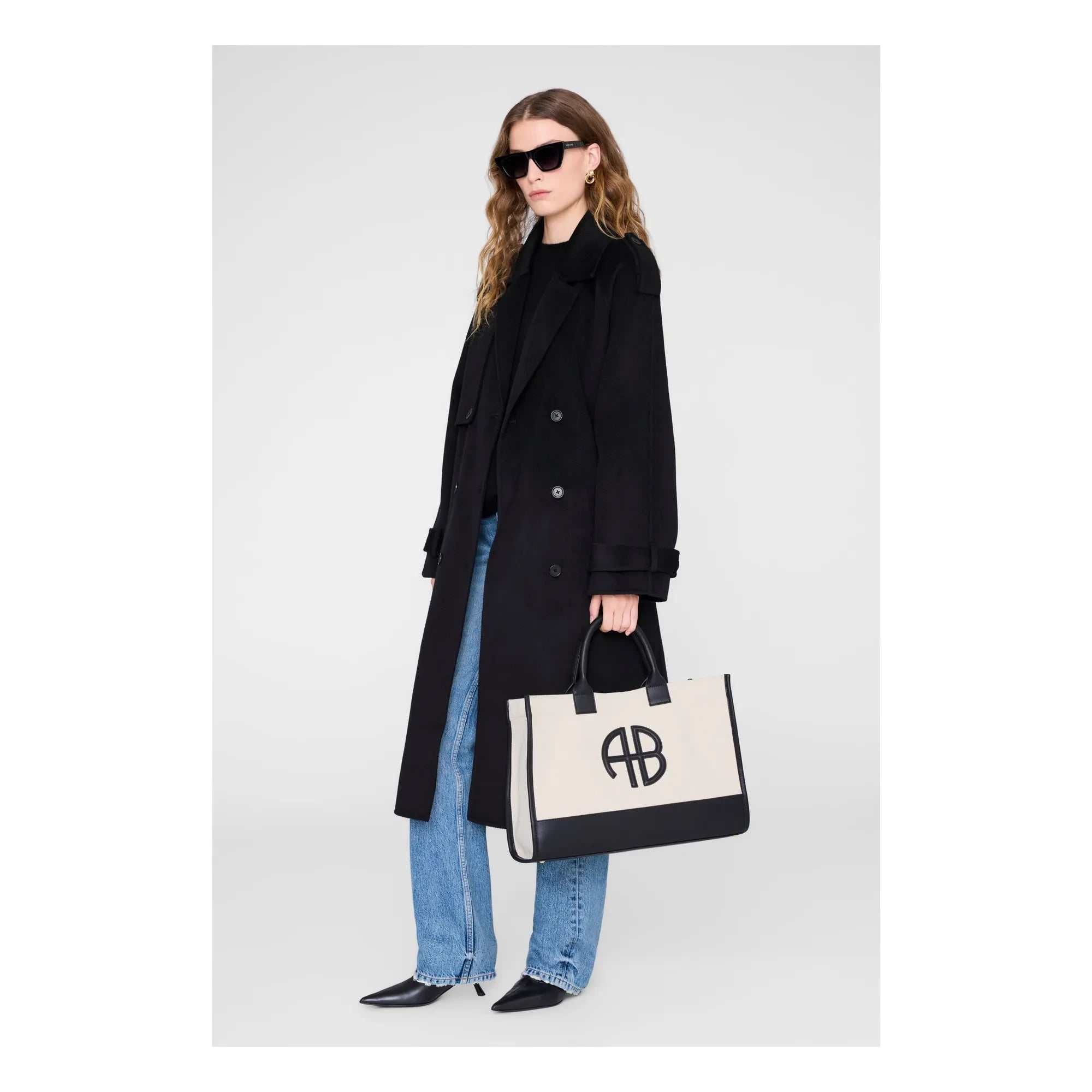 Anine Bing - Lara Medium Tote Bag | Ecru