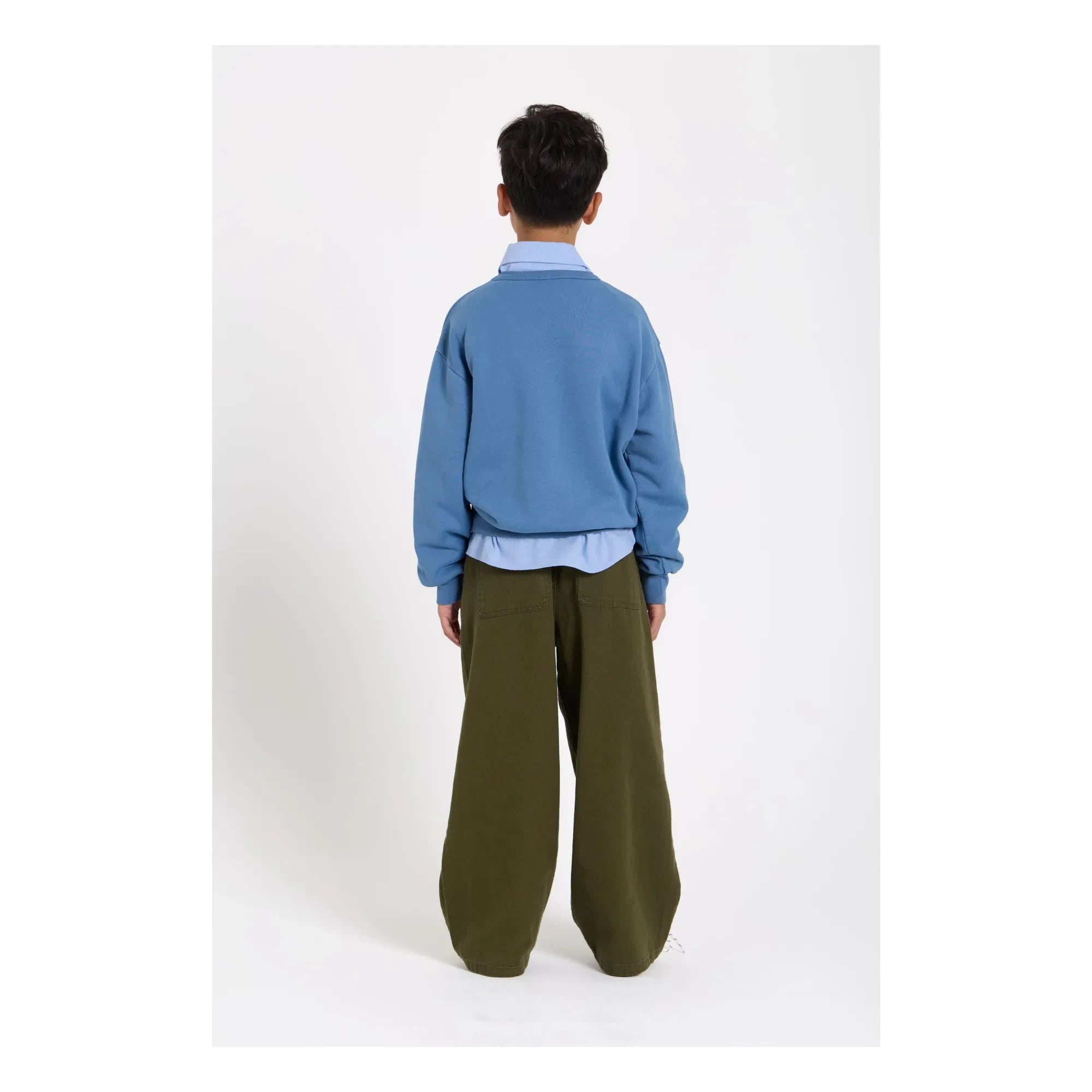 Smallable Kid - Burt Twill Geniş Paça Pantolon | Haki