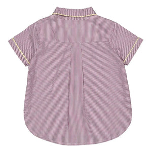 Loir - Striped Paco Shirt | Purple