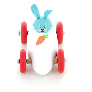 Vilac - Raoul the Bunny Car | White