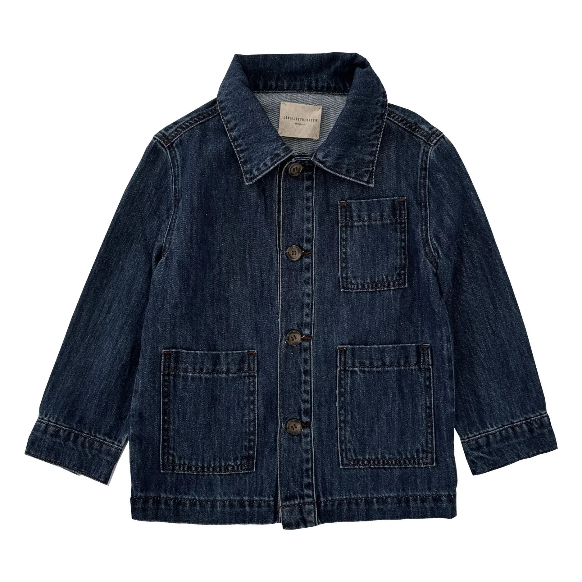 Longlivethequeen - Cargo Jeans Jacket | Raw Denim