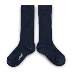 Collégien - Adèle Merino Wool Socks | Midnight blue