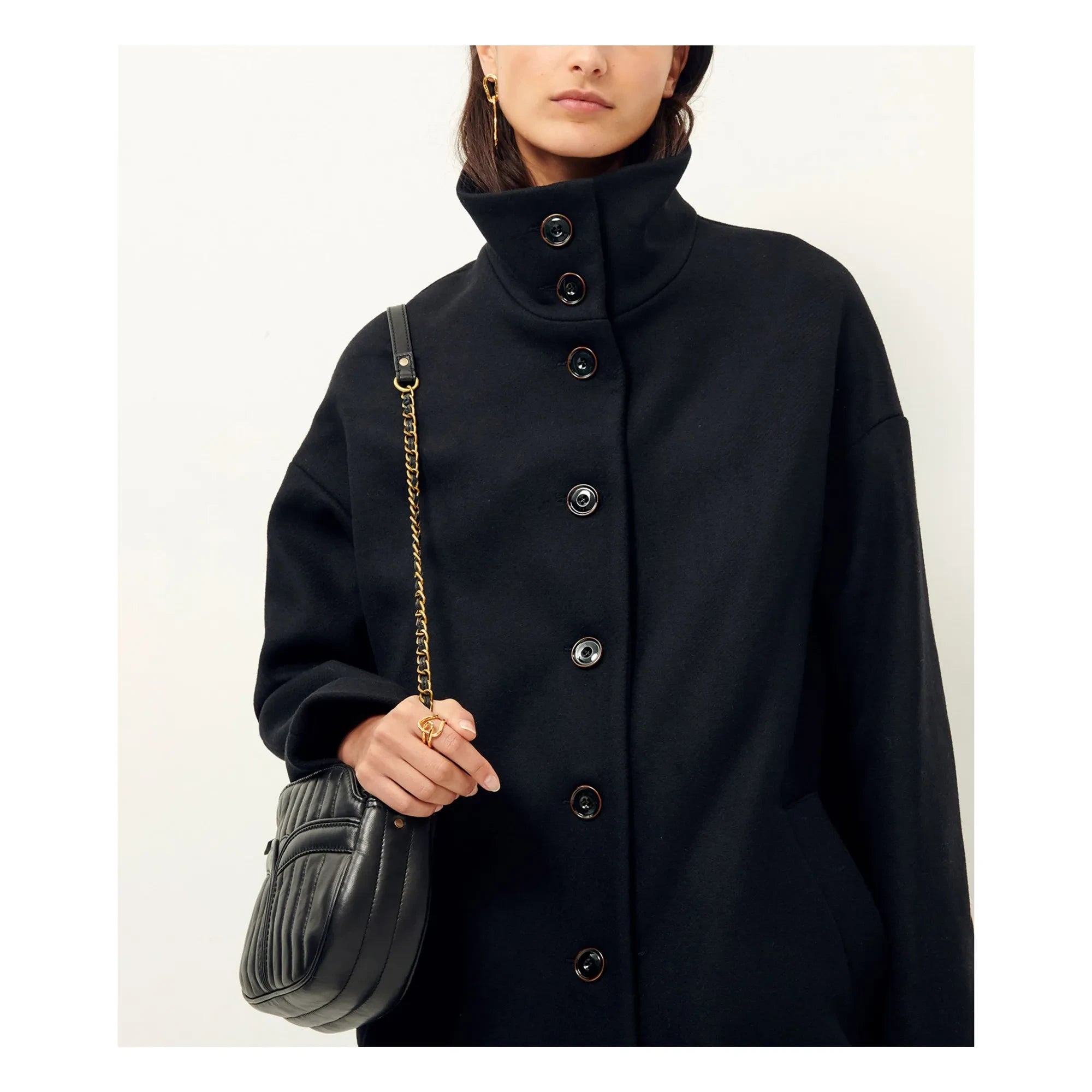 Sessùn - Divine Leather Bag | Black