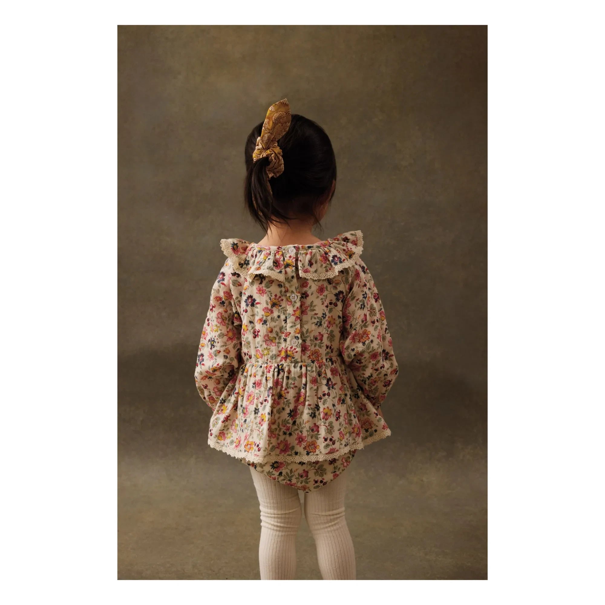 Louise Misha - India Fleurie Organic Cotton Romper | Cream