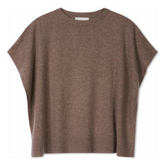 Bompard - Cashmere Boat Neck Poncho | Beige