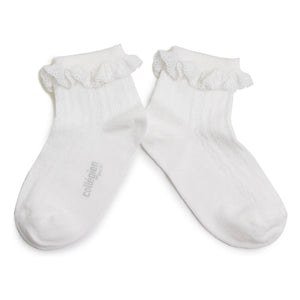 Collégien - Marie-Antoinette socks | White