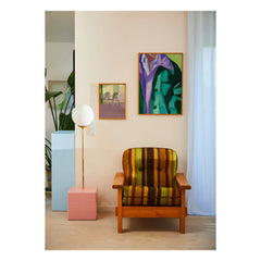 Paper Collective - Misfitting Things tarafından Bekleme Odası Posteri | Pembe