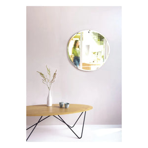 M Nuance - Extra Thin Beveled Mirror - Random Round Shape 67.5x70 cm