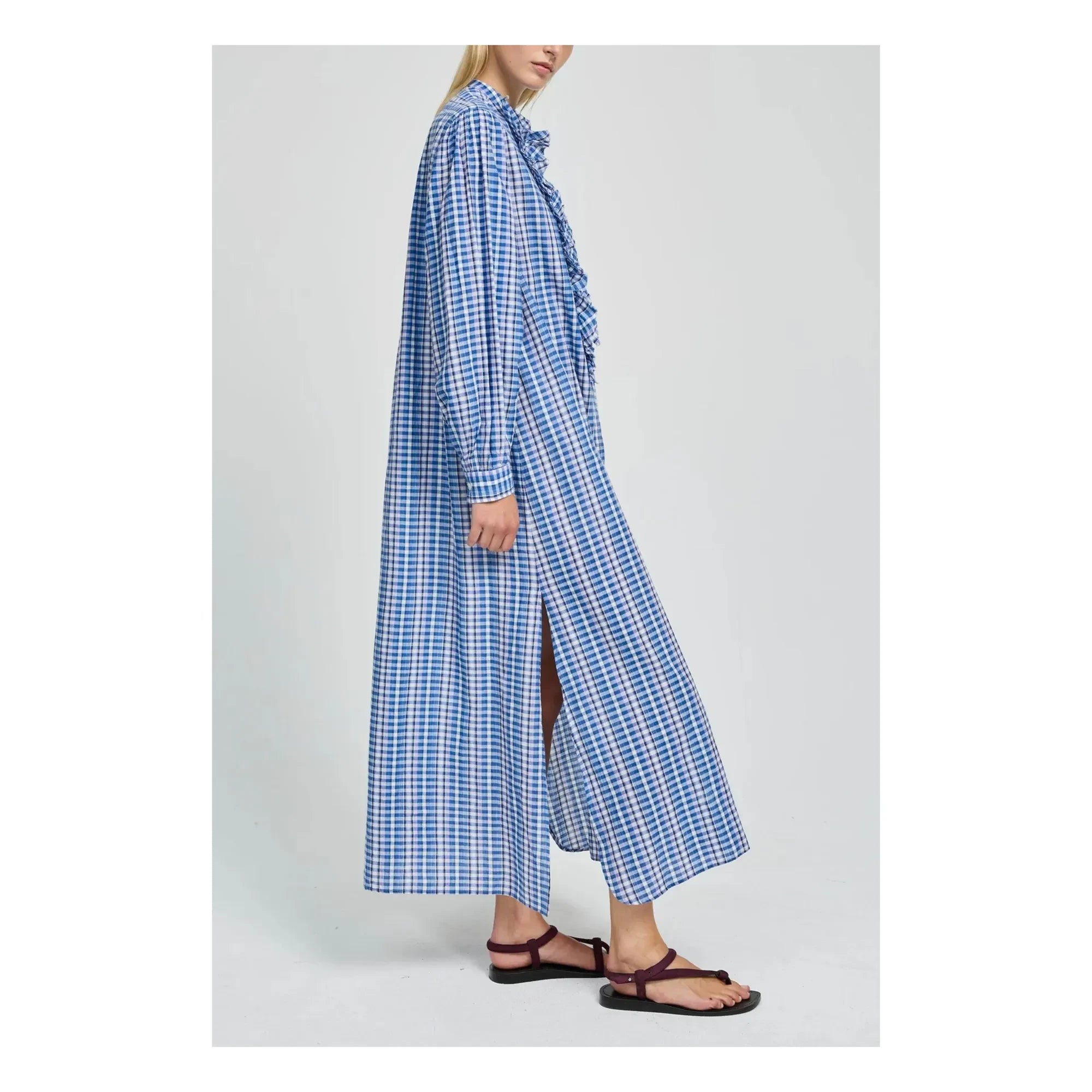 Laurence Bras - Magrita Cotton Dress | Blue