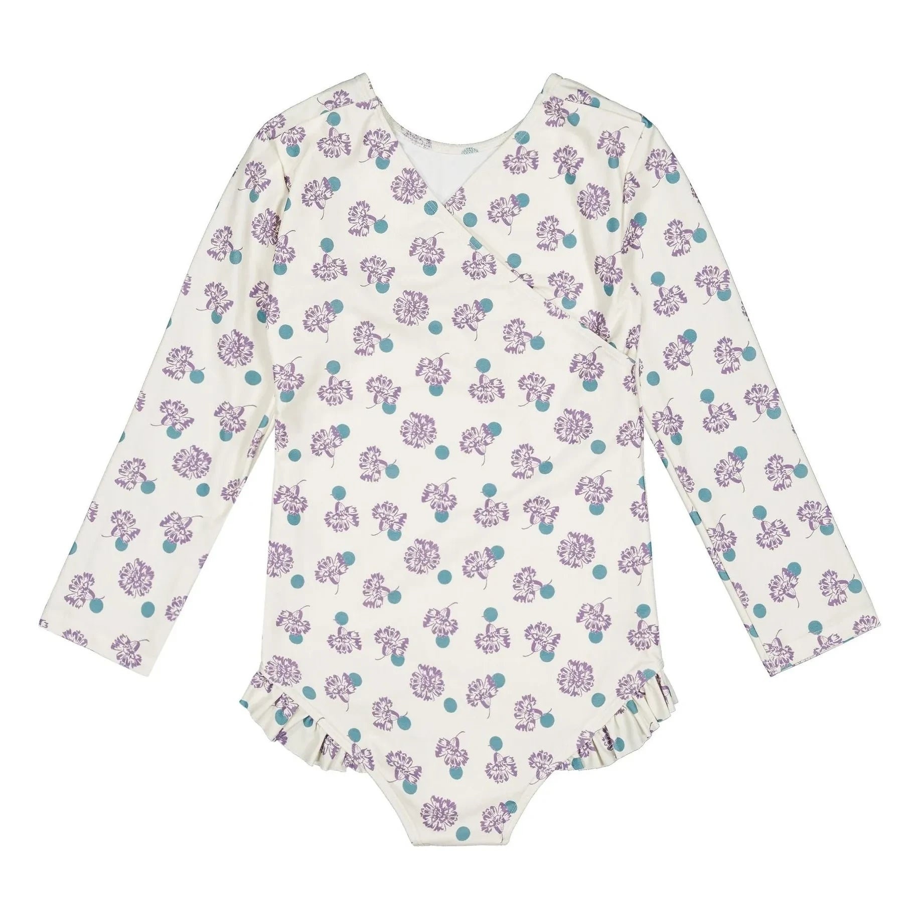 Soor Ploom - Mayes Floral Swimsuit Recycled Fibers | White