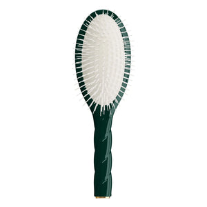 La Bonne Brosse - Twist No.07 Hairbrush - Detangling and Revitalizing | Emerald Green