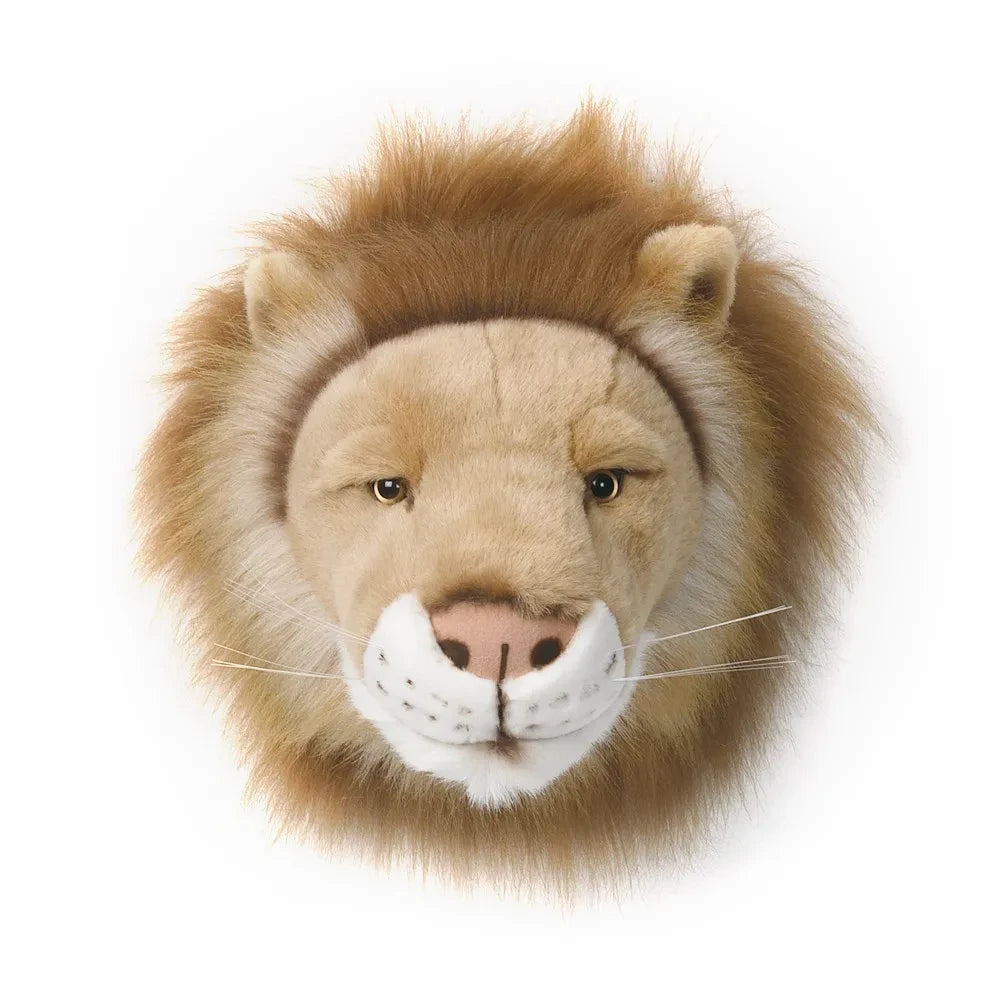 Wild & Soft - Lion Head Wall Decor | Light Brown