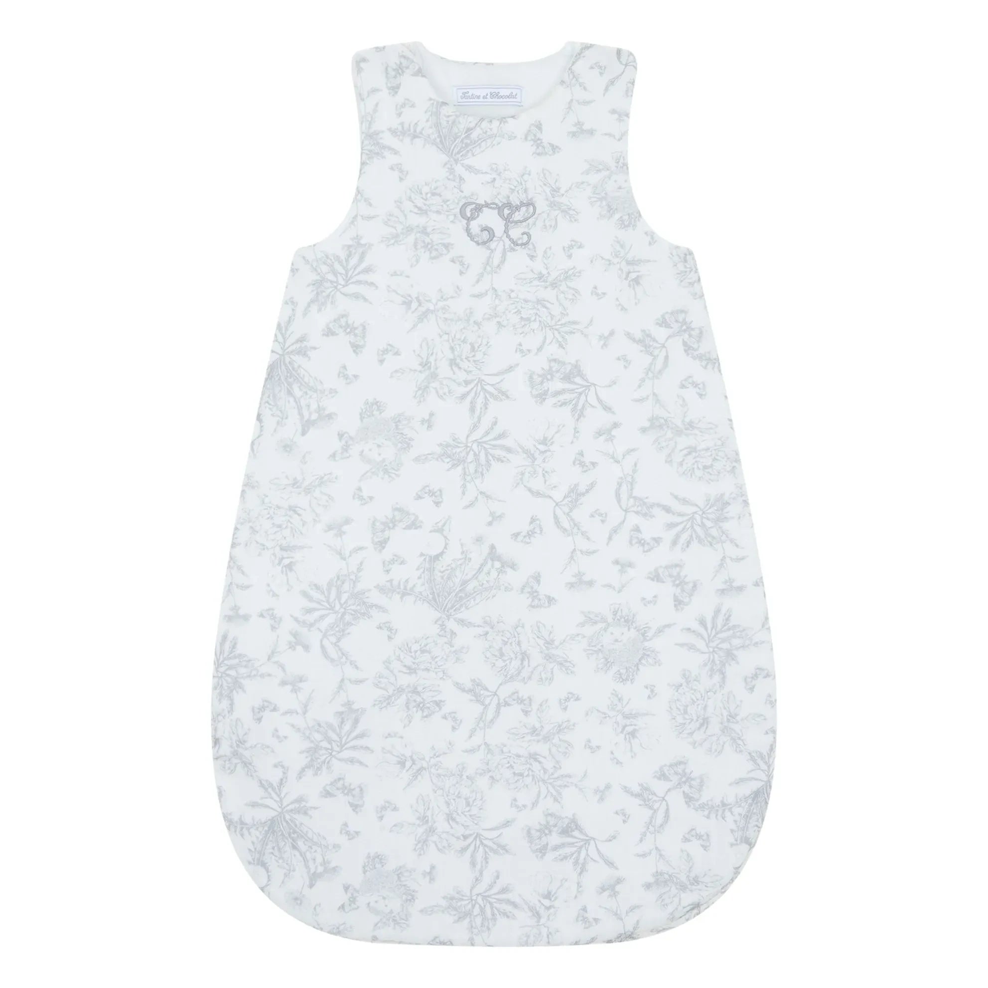 Tartine et Chocolat - Toile de Jouy Sleep Suit | Gray
