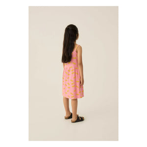 The Campamento - Falling Stars Organic Cotton Dress | Powder Pink