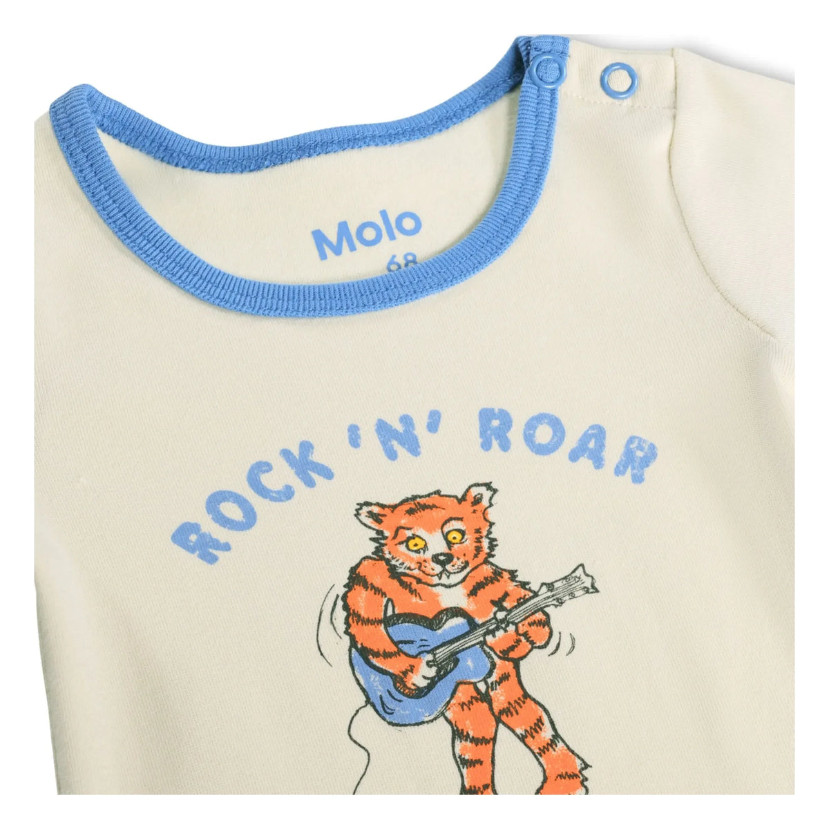 Molo - Fossie Body Rock'N'Roar Organic Cotton | Ecru