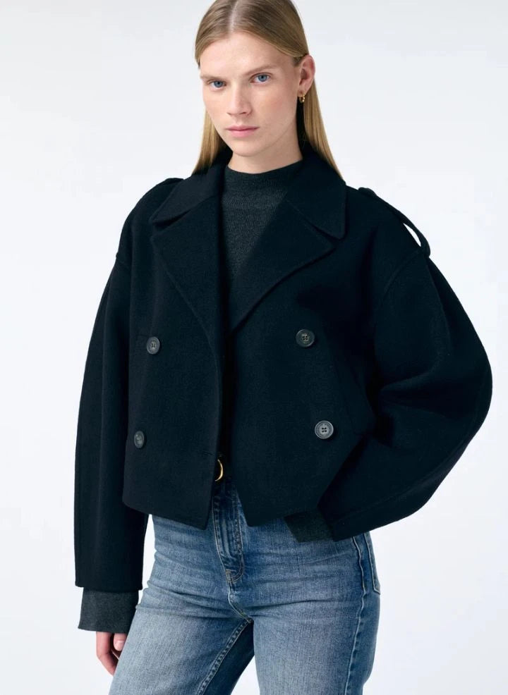 Vanessa Bruno - Beran Wool Coat | Navy