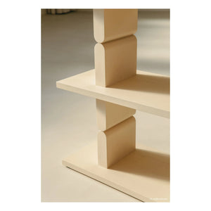 Nobodinoz - Noon Painted Wooden Bookshelf | Cream
