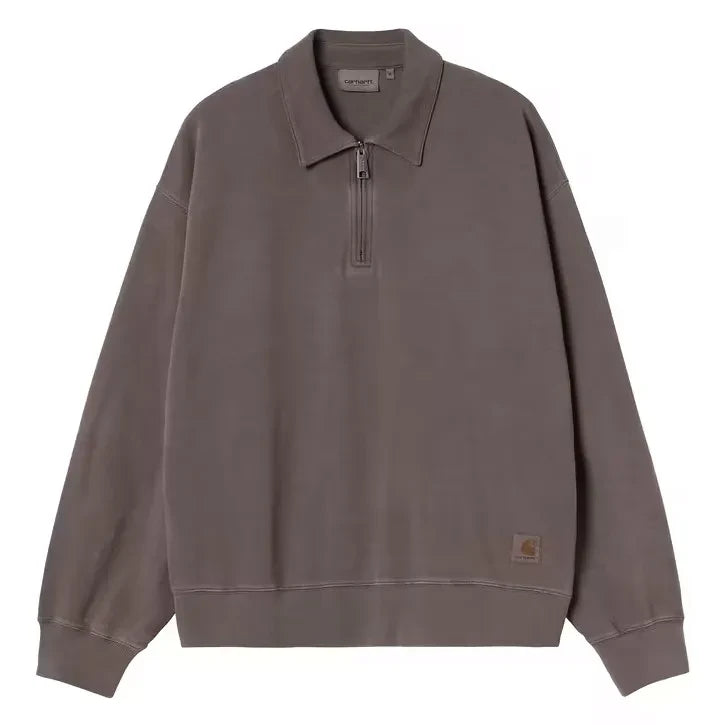 Carhartt WIP - Harper Pamuk Fermuarlı Kazak | Taupe kahverengi