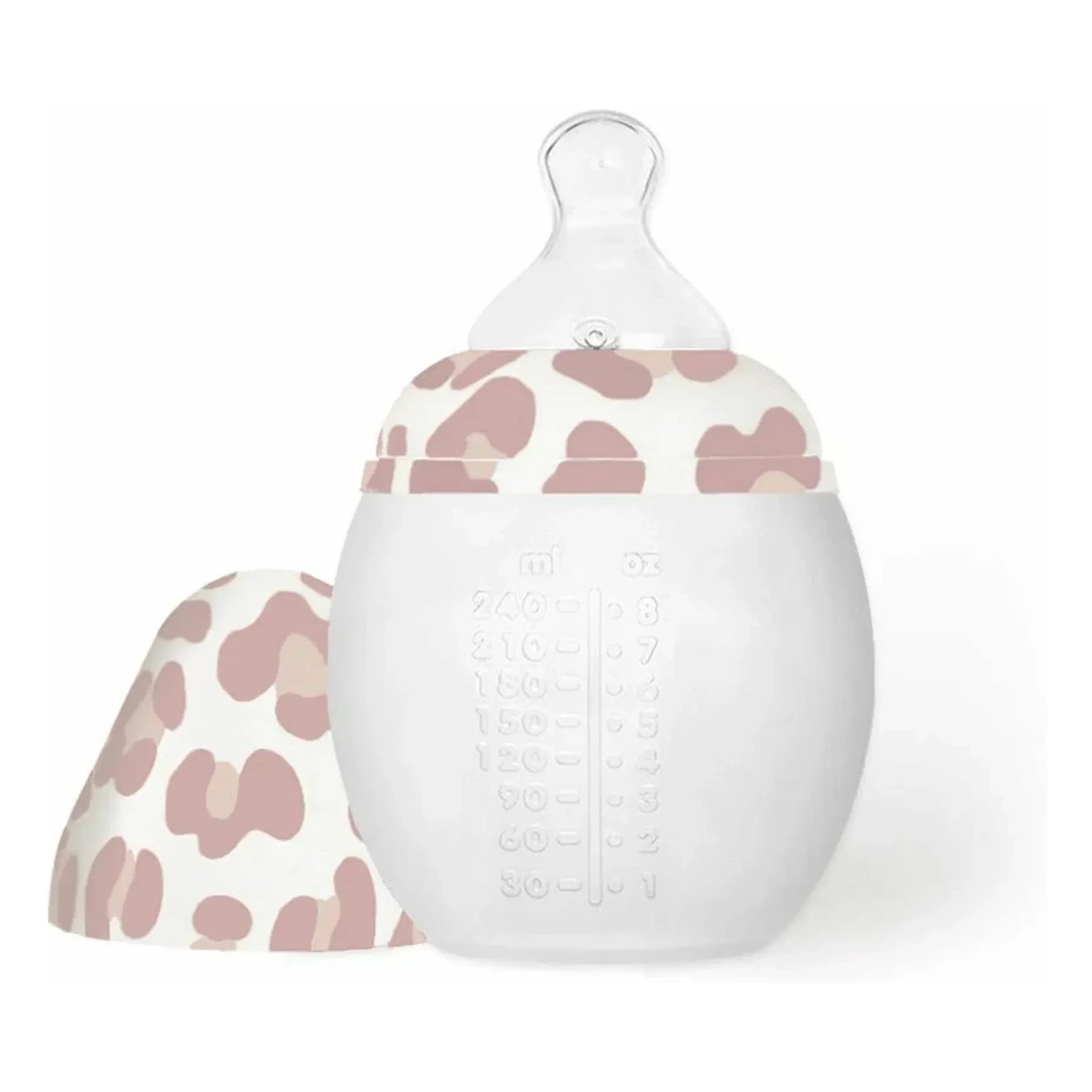 Elhée - Graouu Medical Silicone Baby Bottle and Physiological Pacifier | Light Pink