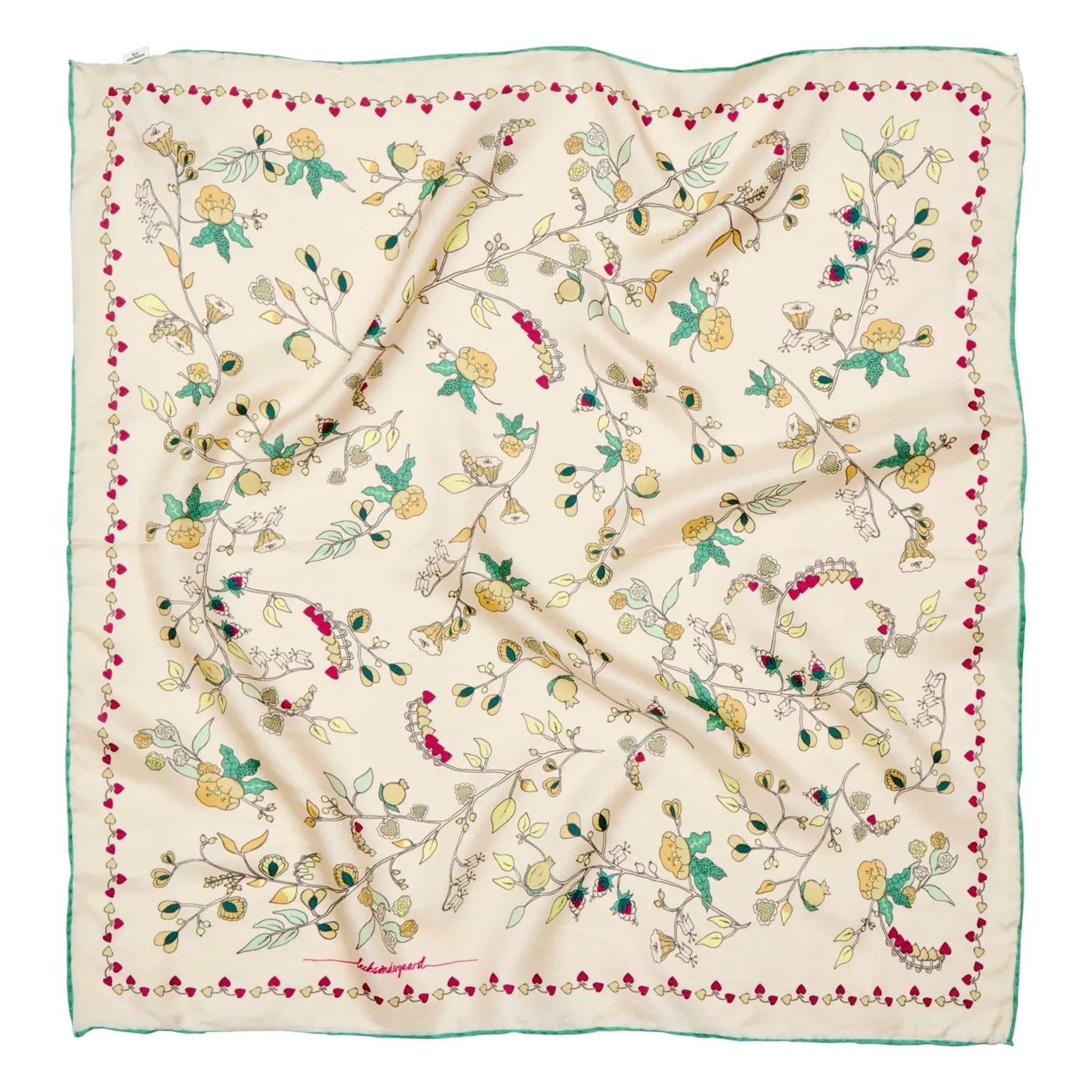 Becksöndergaard - Fairy Garden Silk Scarf | Cream